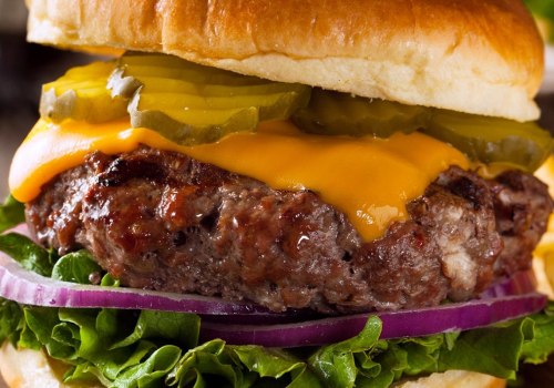 What is the secret to juicy hamburgers?